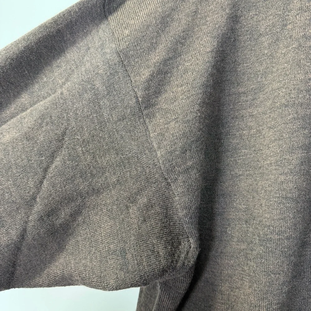 Fiji Men's Brown Wool‎ Blend Mock Neck Sweater Sz Medium
